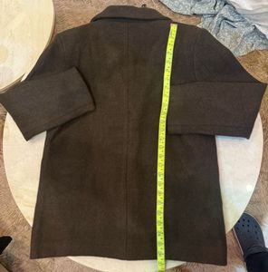 Stylish Brown Wool Blend Blazer