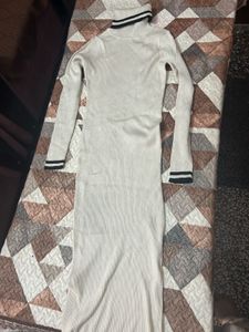 Ribbed Turtleneck Dress