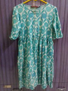 Patterned Mini Dress