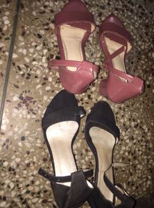 Heels (Pink and Black)
