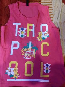 Tropical Print Tank Top