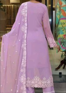 Elegant Lavender Salwar Suit