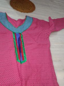 Three Fourth Formal Straight Kurta