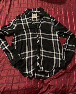 Plaid Button-Down Shirt