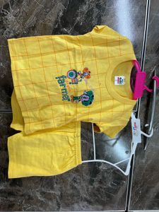 New Born Half Sleeves Casual Set