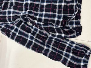 Fame Forever checks top - Medium Size