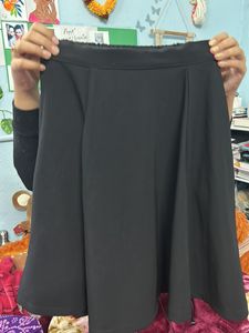 Black Flowy Skirt