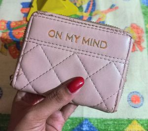 Chic pastel mauve Mini wallet
