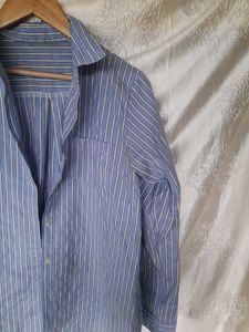 Striped Button-Down Shirt