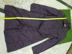 Purple Trench Coat