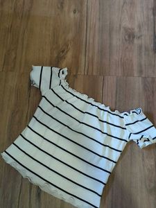 Striped Off-The-Shoulder Top