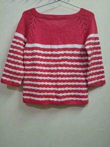 Striped Knitted Cardigan