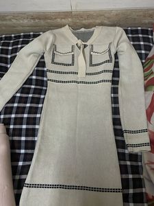 Elegant Knit Mini Dress