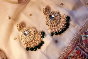 Colorful Kundan Earrings