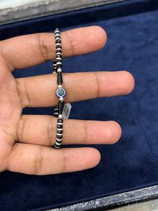 Pure Silver Evil Eye Bracelete