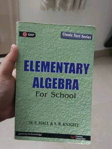 Elementary Algebra By H.S. Hall & S.R. Knight