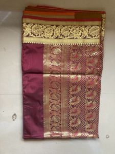 Elegant Maroon Saree