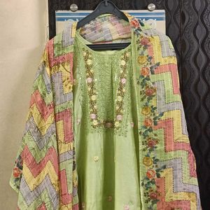 Elegant Kurta Set with Dupatta