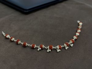 Rudraksha Silver Bracelet