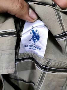 us polo premium mens checked shirt