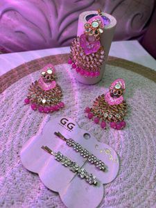 Earring &amp; Hair Pin Set