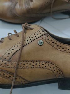 BlackBerry Brown Leather Wingtip Oxford Shoes