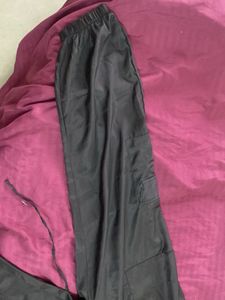 Black Drawstring Casual Pants
