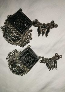 Statement Silver Earrings