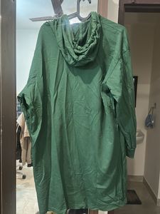 Green Hoodie Dress