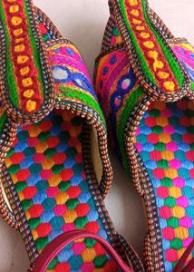 Colorful Ethnic Flats