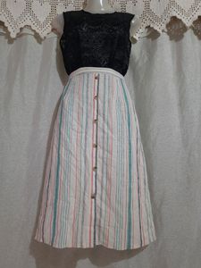 Set Of Mango Top & High Waist Skirt