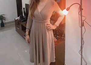 Beautiful Nude Color Dress