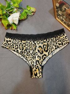 Leopard Print Laced Panties