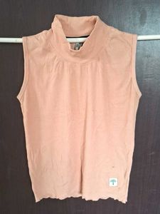 Peach Sleeveless Tank Top🦋