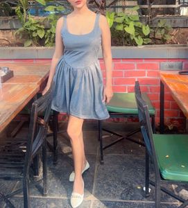 Grey skater Dress