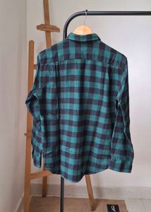 UNIQLO Green &amp; Black Flannel Shirt