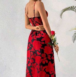 Pretty Black And Red Dress