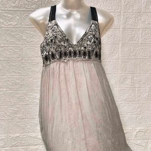 Chilli Coutour Grey Dress/ Dresses For Rs.99 Only