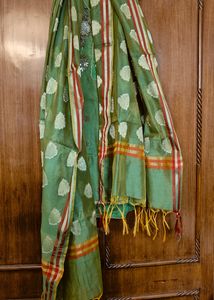 Green Zardozi Suit Set