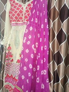 Beautiful Heavy Embroidery Naira Suit