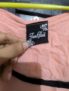 Peach Long Sleeve Top