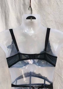 122311. Black Lace Detail Bra