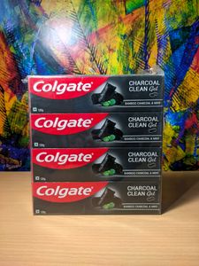 Colgate Charcoal Clean Gel Toothpaste (pack of 4)