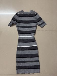KENDAL JENNER inspired Striped Mini Bodycon Dress