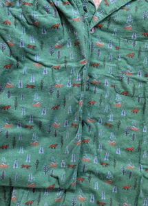 Men Nightsuit Green
