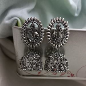 Beautiful Silver Alike Jhumki ❤️