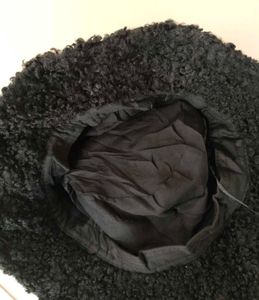 Black Fluffy Bucket Hat 10/10