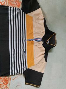 Striped Polo T-Shirt - Men&#39;s Casual