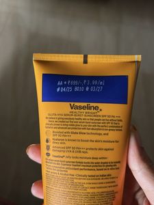Vaseline Gluta-Hya SPF 50 Sunscreen (2 Tubes)