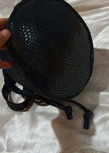 Black Bucket Bag